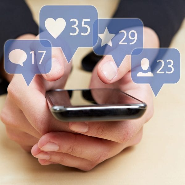 support of social media
